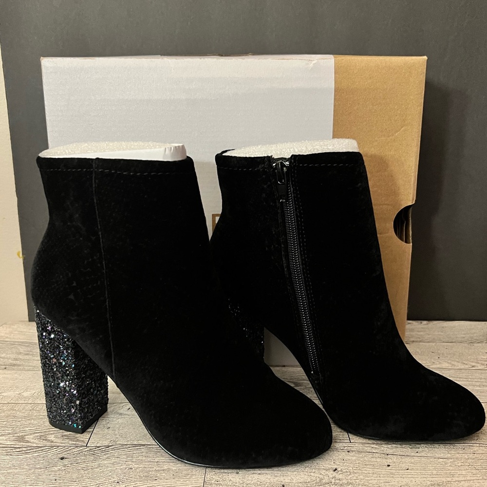 Black Velvet boots